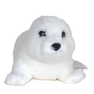 New w/Tag Douglas Plush  White Seal  Sprinkles Stuffed Animal 8.5"